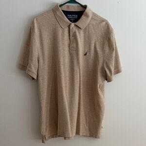 Nautica Men's Beige Polo Shirt